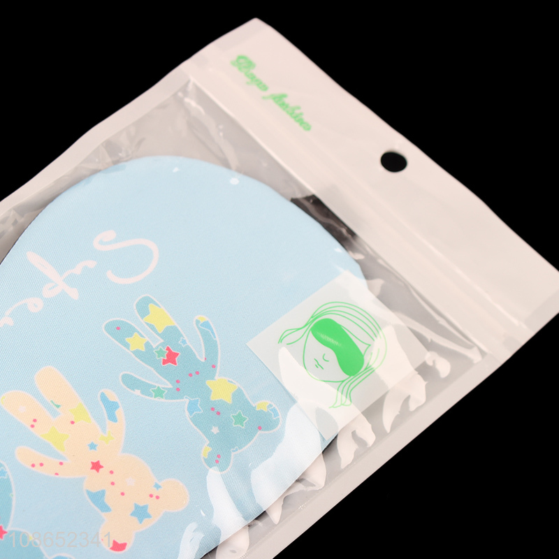 Factory direct sale cartoon printed travel sleeping eye mask