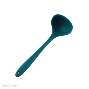 Good quality heat resistant silicone soup ladle non-stick cooking ladle