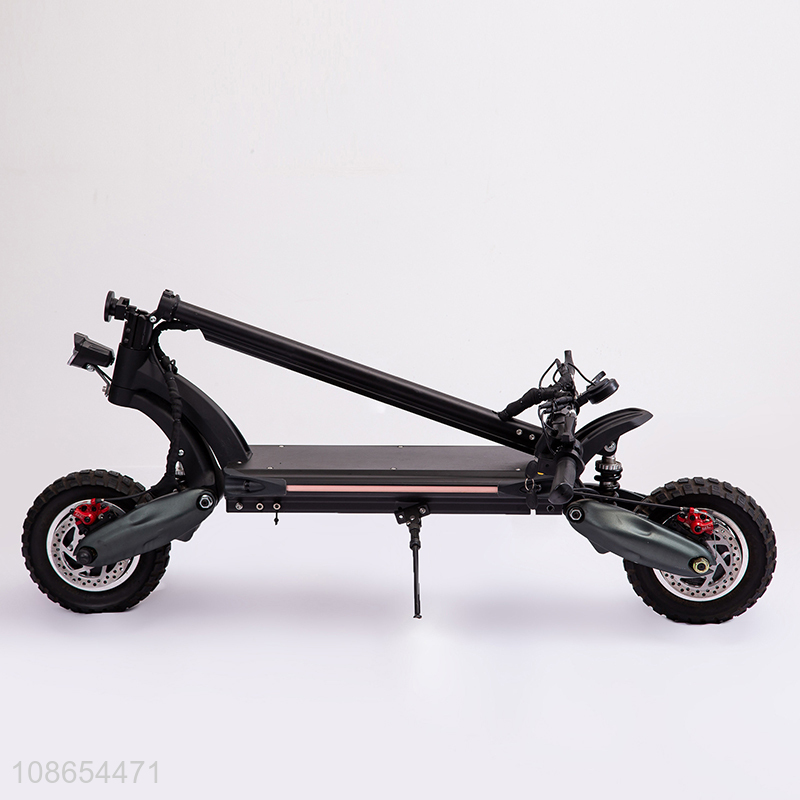Hot sale 2 wheel double-drive off-road aluminum frame folding electric scooter