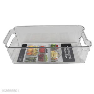 Wholesale clear fridge storage box bin for vegetables and fruits
