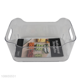 Wholesale plastic fridge storage box bin for vegetables fruits fishes