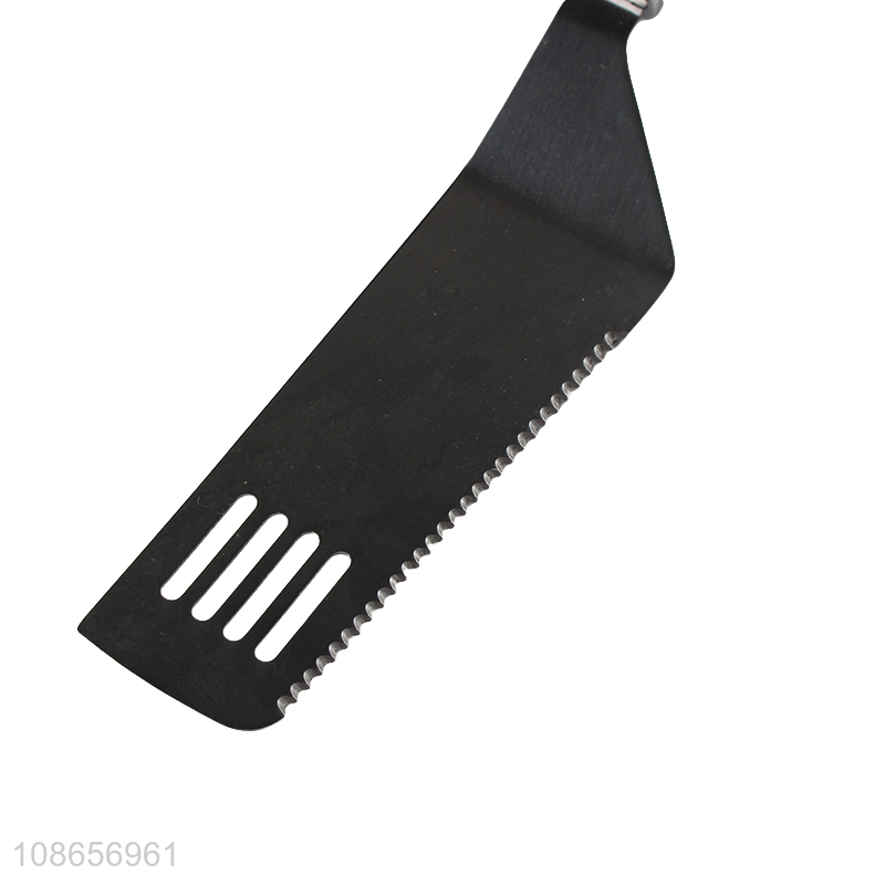 Good selling stainless steel kitchen cooking spatula slotted spatula