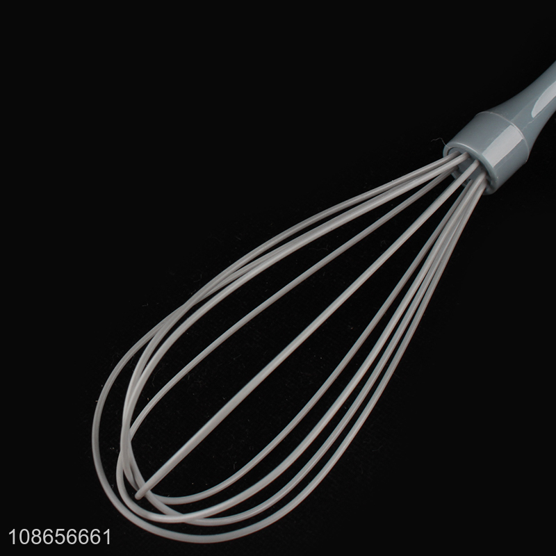 Factory price multicolor handheld kitchen gadget egg whisk for sale