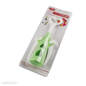 Good quality labor-saving wing corkscrew <em>red</em> <em>wine</em> champagne opener