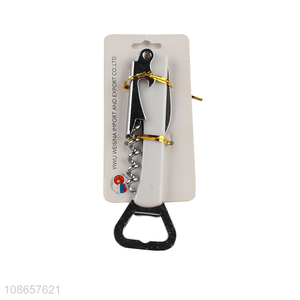 Hot selling waiter <em>corkscrew</em> can <em>bottle</em> <em>opener</em> with foil cutter