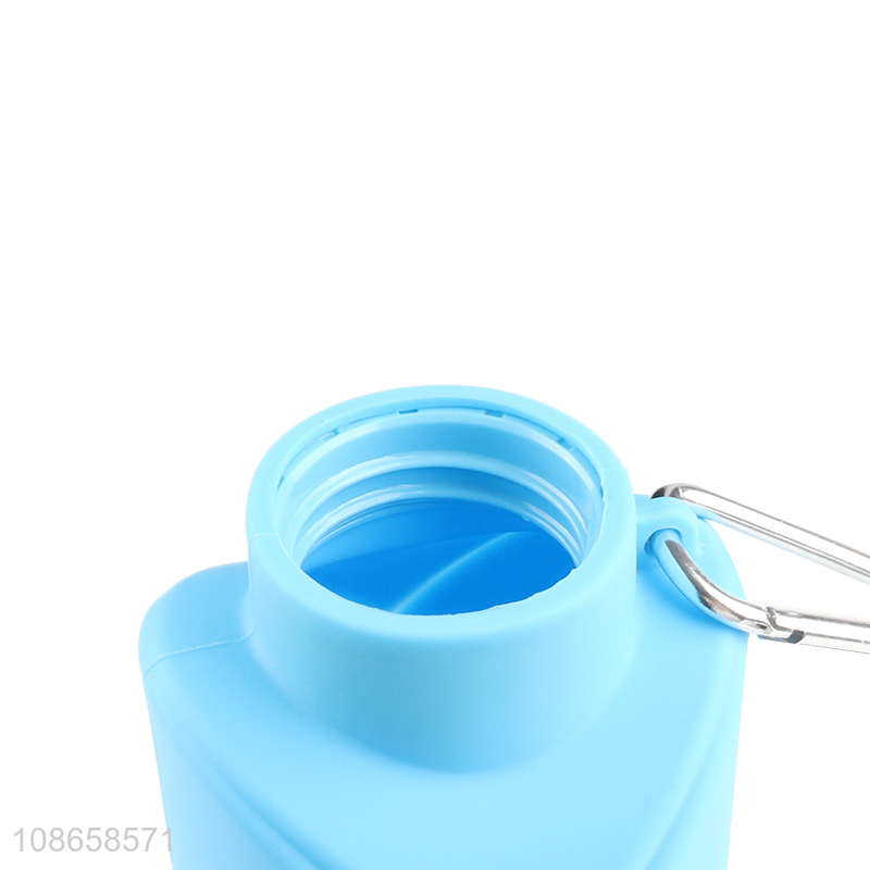 Popular products portable foldable silicone drinking bottle water bottle