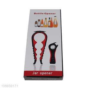 Hot products multifunctional bottle opener jar opener for kitchen gadget