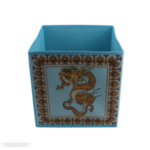 New arrival printed non-woven storage bin for clothing