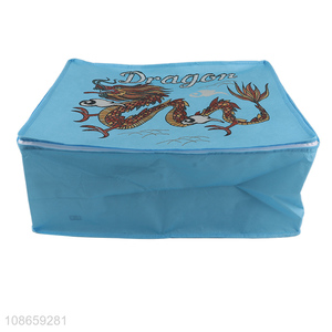 Factory price printed portable non-woven storage bag for sale