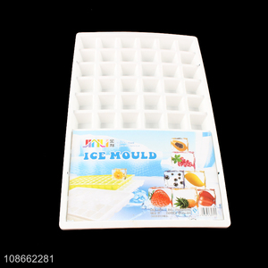 Wholesale food grade bpa free plastic easy release ice cube tray ice molds