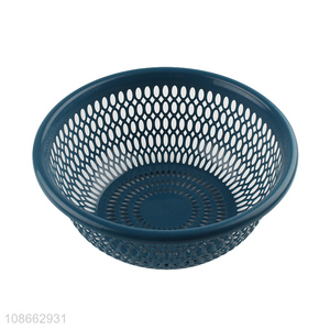 Wholesale plastic kitchen drain basket fruit vegetable washing basket
