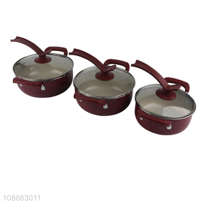 Hot selling non-stick cookware soup pot cooking pot wholesale