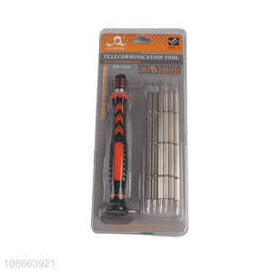 Factory price 6 in 1 screwdriver set combination hardware tool set