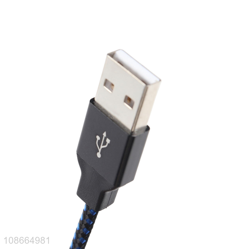 China manufacturer 120cm nylon woven lightning cable