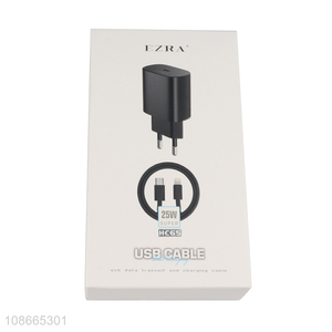 Online wholesale PD fast charging Type C wall charger mobile phone charger