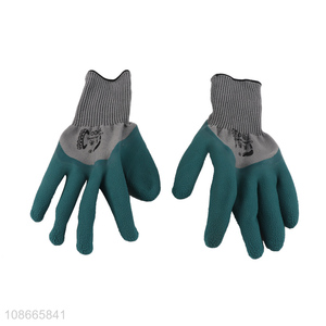 Best selling anti-slip <em>latex</em> hand protection work labor <em>gloves</em> wholesale