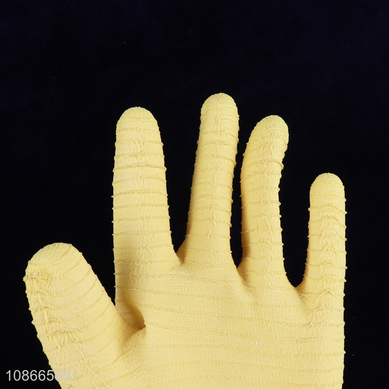 Latest products anti-slip labor work gloves for hand protection