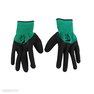 Hot selling nylon foam <em>labor</em> <em>gloves</em> safety <em>gloves</em> wholesale