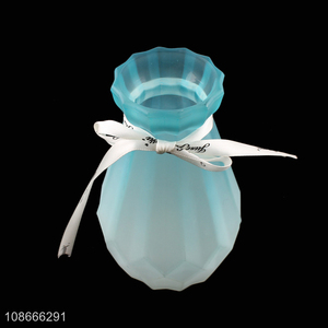 Hot sale decoraitve modern diamond glass vase flower arragement vase