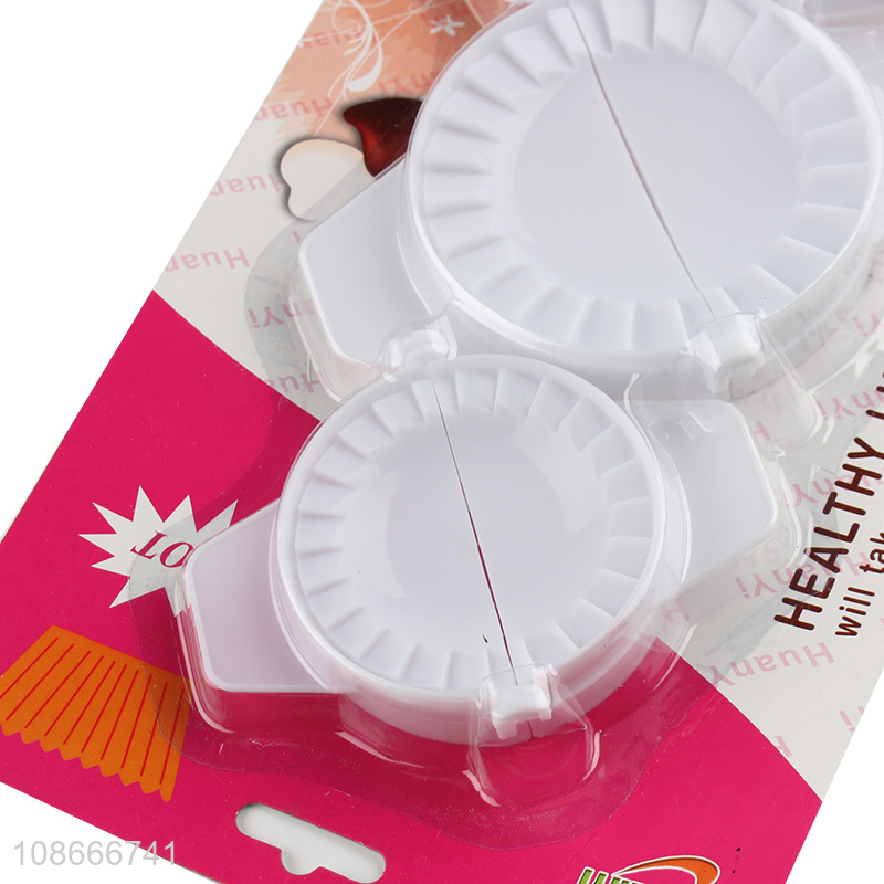 Hot items plastic 3pcs dumpling maker set for kitchen gadget