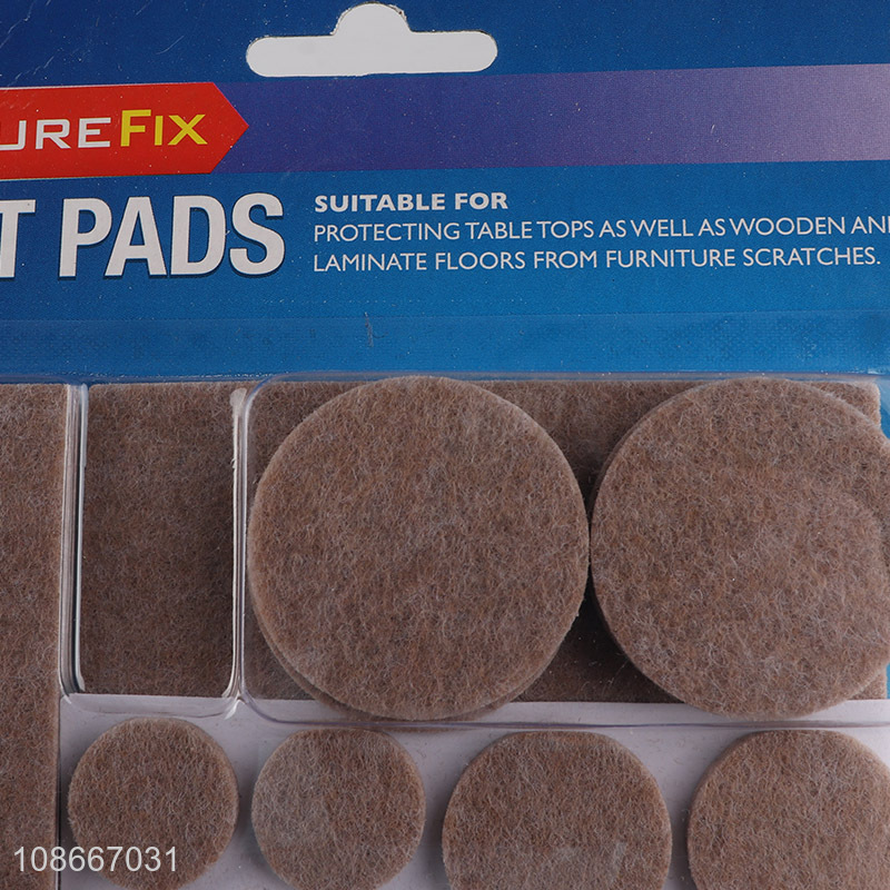 Best selling 27pcs anti-scrach furniture pads wood floor protectors