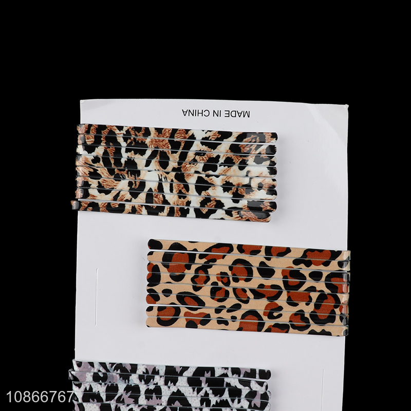 Factory supply colourful metal girls haipin hair clips for hair decoration