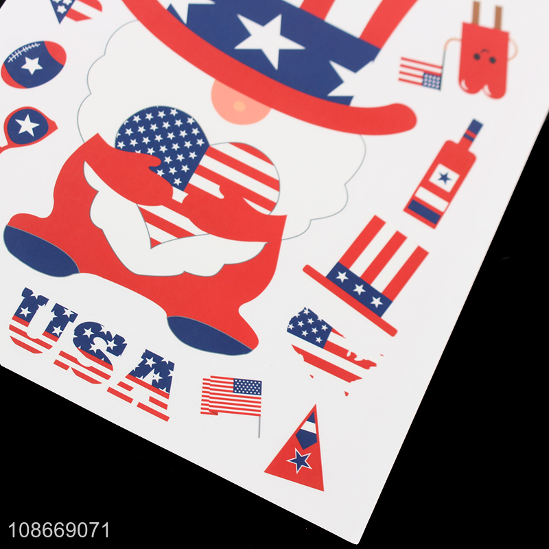 Wholesale USA Stickers Decals Independence Day Stickers for Journaling Card Making