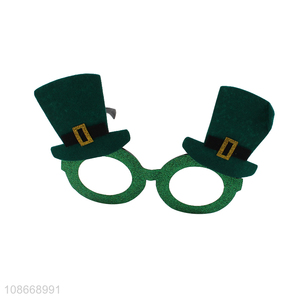 Wholesale Plastic St. Patrick's Day Glasses Glasses Patrick Party Costume