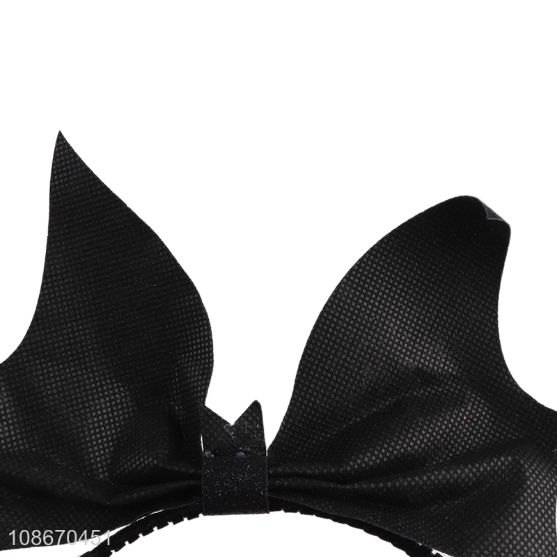 New design creative black bat hair hoop halloween party supplies