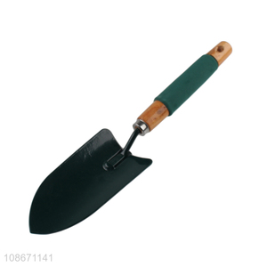 Wholesale heavy duty garden tool garden trowel with wooden handle