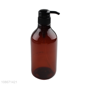 Wholesale 630ml plastic shampoo bottle hand sanitizer bottle with pump