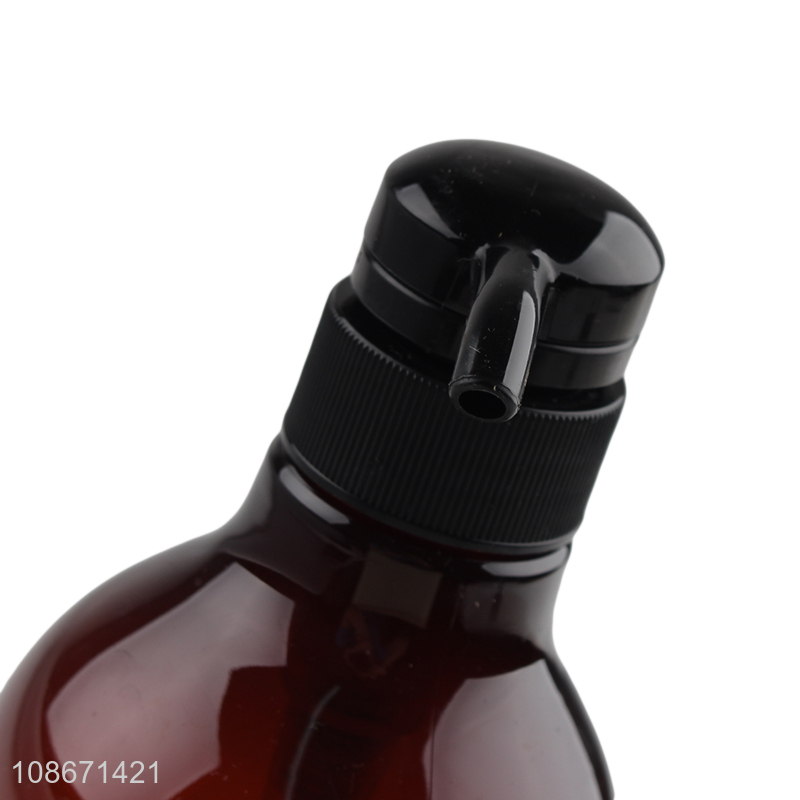 Wholesale 630ml plastic shampoo bottle hand sanitizer bottle with pump