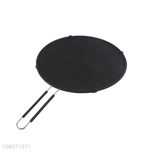 Best sale multi-use silicone oil splash guard pan cover wholesale