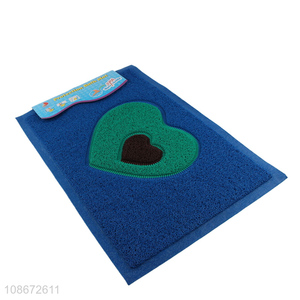 New style non-slip home heart pattern floor mat door mat