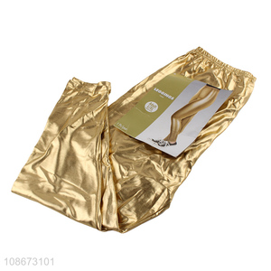 Wholesale metallic women <em>leggings</em> fitness tight sportswear yoga <em>leggings</em>