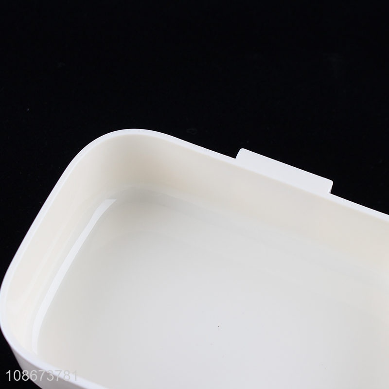 High quality cute plastic drainable soap box draining soap holder