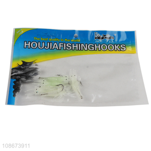 Yiwu market fishing shrimp bionic bait with hook