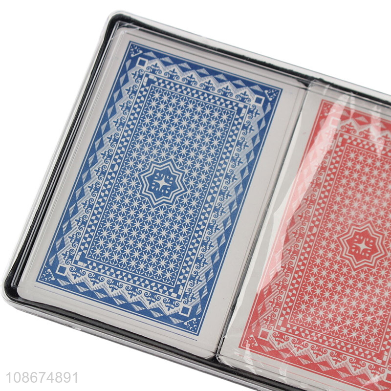 Hot selling waterproof poker cards set plastic playong cards set