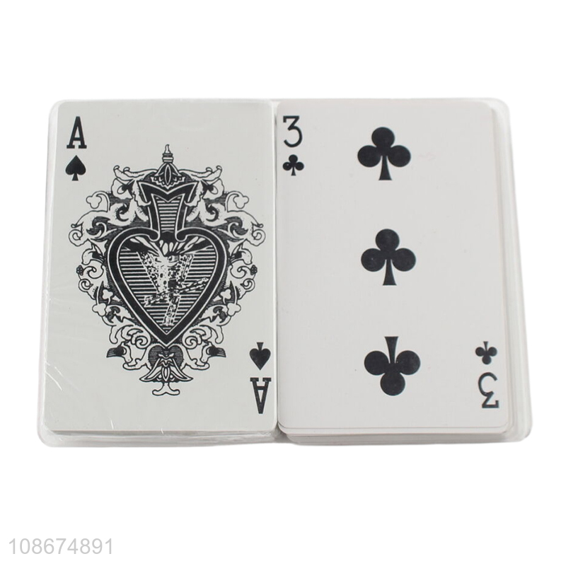 Hot selling waterproof poker cards set plastic playong cards set