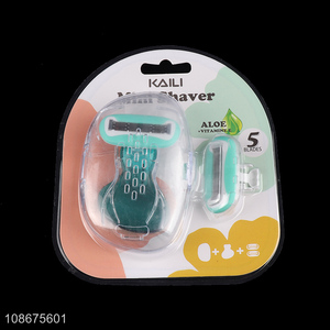 Hot selling disposable women mini shaving <em>razor</em> with 5blades