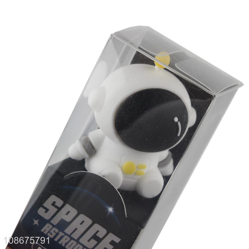 Hot selling cute astronaut shaped pencil sharpener for school student
