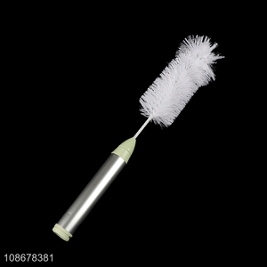 High quality soft reusable cup brush bottle brush with long handle