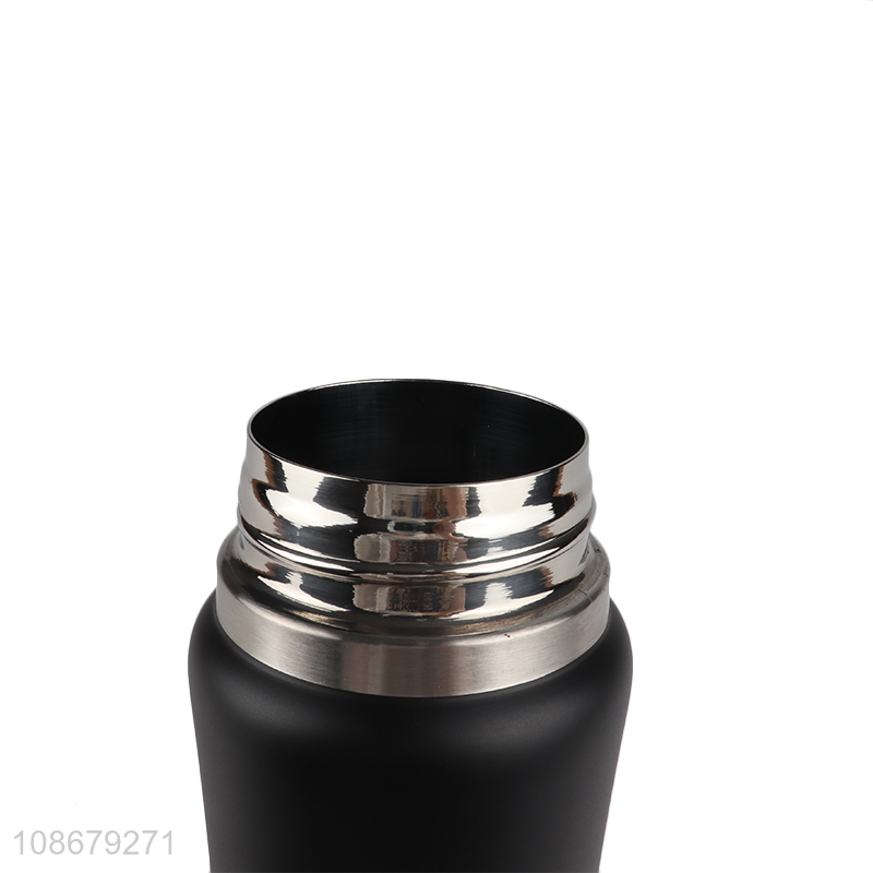 Popular products black portable stainless steel insulated water cup