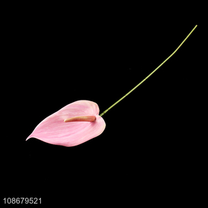 New product decorative realistic red anthurium <em>artificial</em> <em>flowers</em> faux <em>flowers</em>