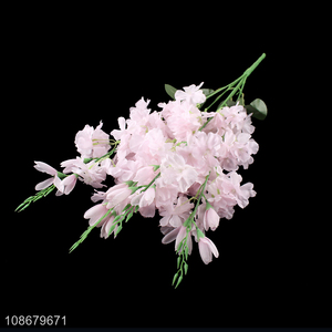 Good quality decorative <em>artificial</em> <em>flowers</em> lifelike sakura faux bouquet