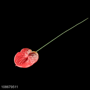 Wholesale fake stemmed anthurium <em>artificial</em> <em>flowers</em> for farmhouse decoration