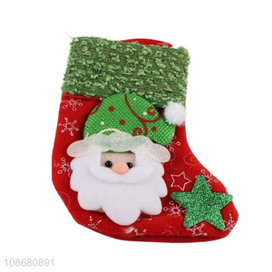 Hot selling christmas decoration gifts storage christmas stocking wholesale