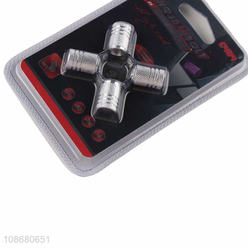 China wholesale aluminum alloy auto parts tire valve cap