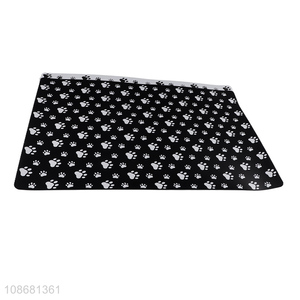 Wholesale waterproof <em>pet</em> food and water <em>bowl</em> placemat for dogs and cats