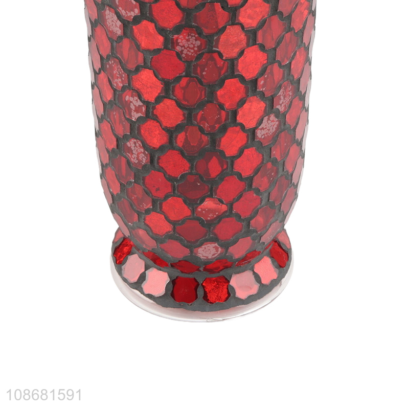 New arrival decorative mosaic glass vase glass crafts for home décor